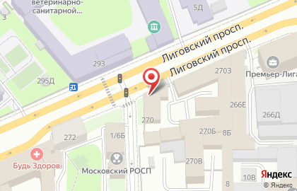 Магазин игрушек Машинки на Лиговском проспекте на карте
