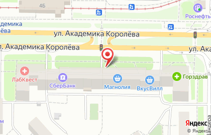 Юникон на улице Академика Королёва на карте