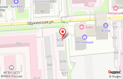 Техцентр АКПП-Прайд на Щукинской улице на карте
