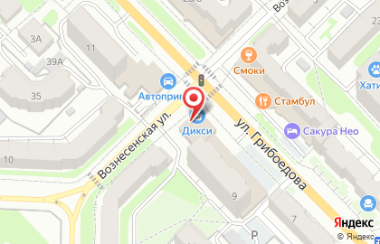 Автомат по продаже питьевой воды на улице Либкнехта на карте