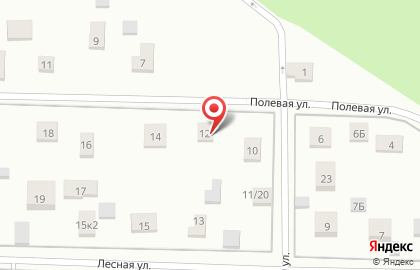 Шиномонтажная мастерская Pit-Stop на Полевой улице на карте