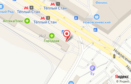 Микрофинансовая компания Деньга на Новоясеневском проспекте на карте
