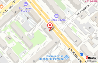 Магазин Саморезик.ru на улице Красина на карте