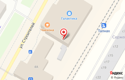 Ресторан быстрого обслуживания Carl`s Jr на улице Строителей на карте