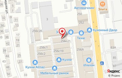 Магазин кухонной мебели в Советском районе на карте