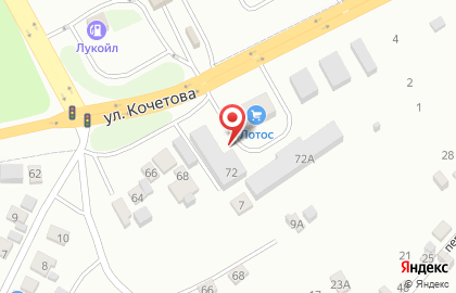 Центр по установке ГБО и выездного сервиса ЭкоГаз на улице Кочетова на карте