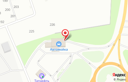 Автокомплекс Татнефть-АЗС Центр в Альметьевске на карте