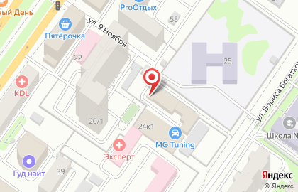 Компания Сибирский Партнер в Октябрьском районе на карте