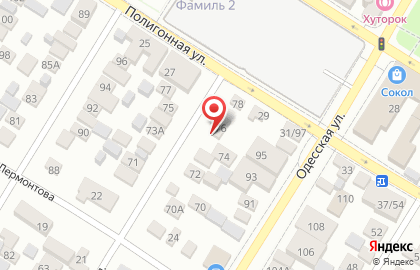 Гостиничный комплекс Комильфо в Центральном районе на карте
