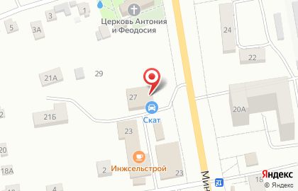 Цветочная мастерская ЕвроБукет на Минской улице на карте
