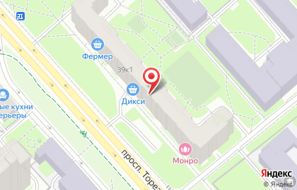 Странник на проспекте Тореза на карте