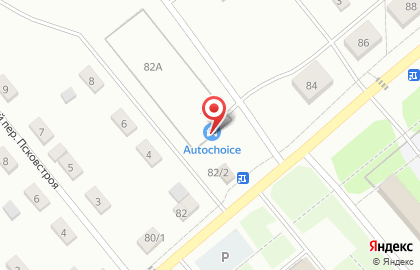 Автостоянка в Пскове на карте