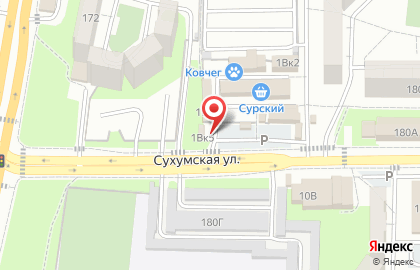 Шиномонтажная мастерская в Первомайском районе на карте