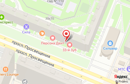 Центр скупки на проспекте Просвещения на карте