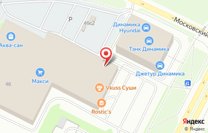 Ветеринарная клиника Доктор Вет на Московском проспекте на карте