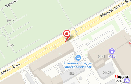 Санкт-Петербургская региональная общественная организация по поддержке и развитию спорта Васильевский остров на карте