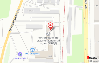 РЭО ГИБДД, Отдел МВД России по г. Салавату на карте