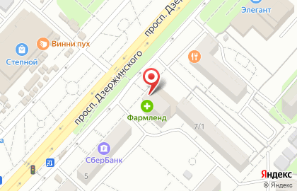 Компания Близнецы на проспекте Дзержинского на карте