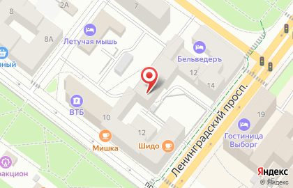 Компания КСЕ Выборг на Ленинградском проспекте на карте