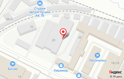 Магазин сантехники Аквамир в Кировском районе на карте