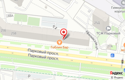 Магазин Цветы Pink на ​Парковом проспекте на карте