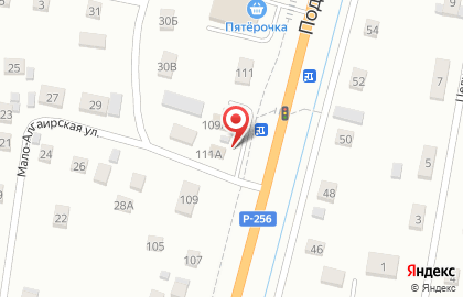 Киоск по продаже шаурмы на Подгорной улице на карте