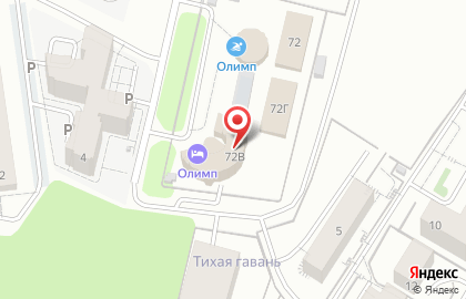 Гостиничный комплекс Олимп в Светлогорске на карте