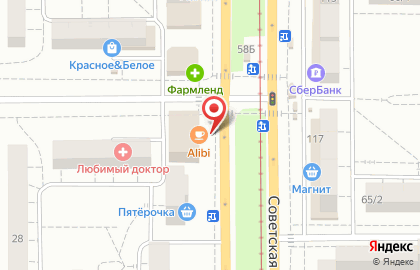 Алиби на Советской улице на карте