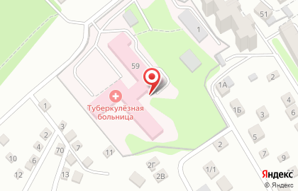 Иркутский областной противотуберкулезный диспансер на карте