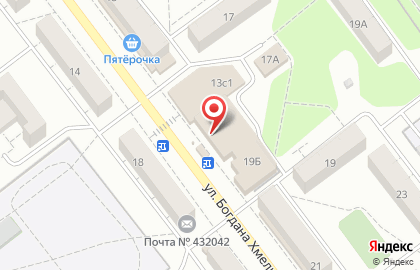 Банкомат Россельхозбанк на проспекте Богдана Хмельницкого на карте