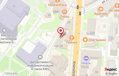 Центр проката велосипедов Orange Bike на улице Баумана на карте