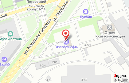 Банкомат Газпромбанк на улице Маршала Говорова на карте