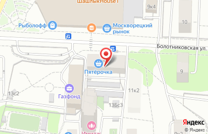 Вектор в Москве на карте