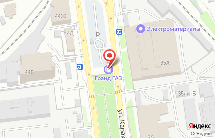 ГазКом в Железнодорожном районе на карте