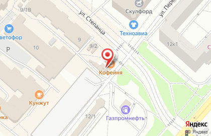 Продовольственный киоск в Кировском районе на карте