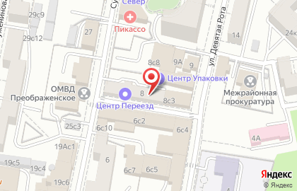 На Суворовской на Суворовской площади на карте