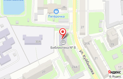 Детская библиотека №8 во Владимире на карте