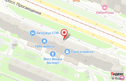 Автошкола Вариант на улице Просвещения на карте