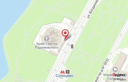 Салон цветов при храме на карте