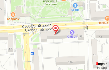 Центр паровых коктейлей Dark Side в Железнодорожном районе на карте