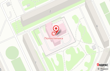 Поликлиника Токсовская районная больница на метро Девяткино на карте