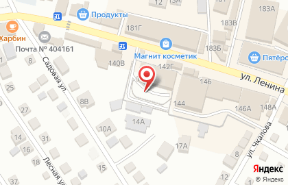 Сеть супермаркетов Магнит на улице Ленина в Краснослободске на карте
