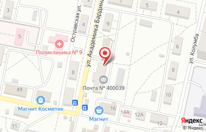 Салон-парикмахерская Каприз в Тракторозаводском районе на карте