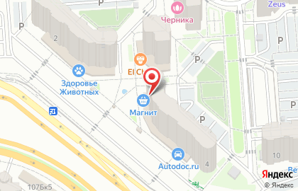 Супермаркет Магнит в Воронеже на карте