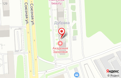 Медицинский центр Академия здоровья на Весенней улице на карте