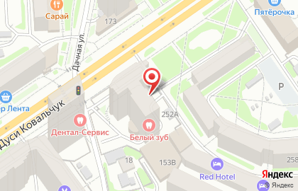 Банк Левобережный в Новосибирске на карте