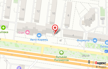 Мебельная фабрика М.Сервис на проспекте Патриотов на карте