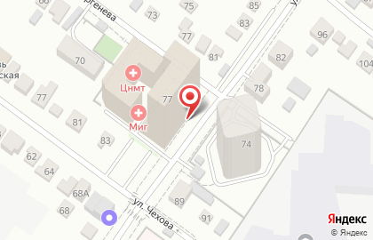 Клиника аппаратной косметологии Laser Love на улице Сакко и Ванцетти на карте