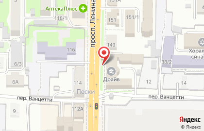 Билайн Бизнес, ОАО ВымпелКом на проспекте Ленина на карте