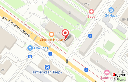 Магазин Дмитрогорский продукт в Твери на карте